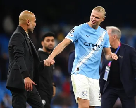 Erling Haaland Becomes Part of Exclusive UCL Half-Century Group, Praised by Guardiola as Ronaldo and Lionel Messi's Fellow Monster